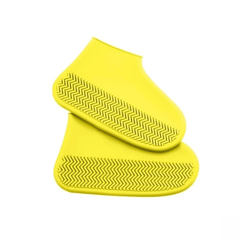 Waterproof Silicone Shoe Covers (2 PCS) – Non-Slip Reusable Rain Overshoes for Dog Walks