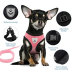 Cat Harness & Leash Set – Escape-Resistant Breathable Mesh Vest for Cats & Small Dogs