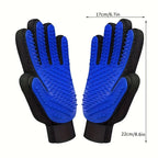 Pet Grooming Gloves (2-Pack) – Hair Removal & Massage Gloves for Dogs & Cats