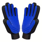 Pet Grooming Gloves (2-Pack) – Hair Removal & Massage Gloves for Dogs & Cats
