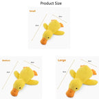 Plush Duck Dog Toy with Squeaker – Soft Cuddle & Comfort Toy (S/M/L)