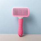 Self-Cleaning Pet Grooming Brush – Slicker Comb for Dogs & Cats