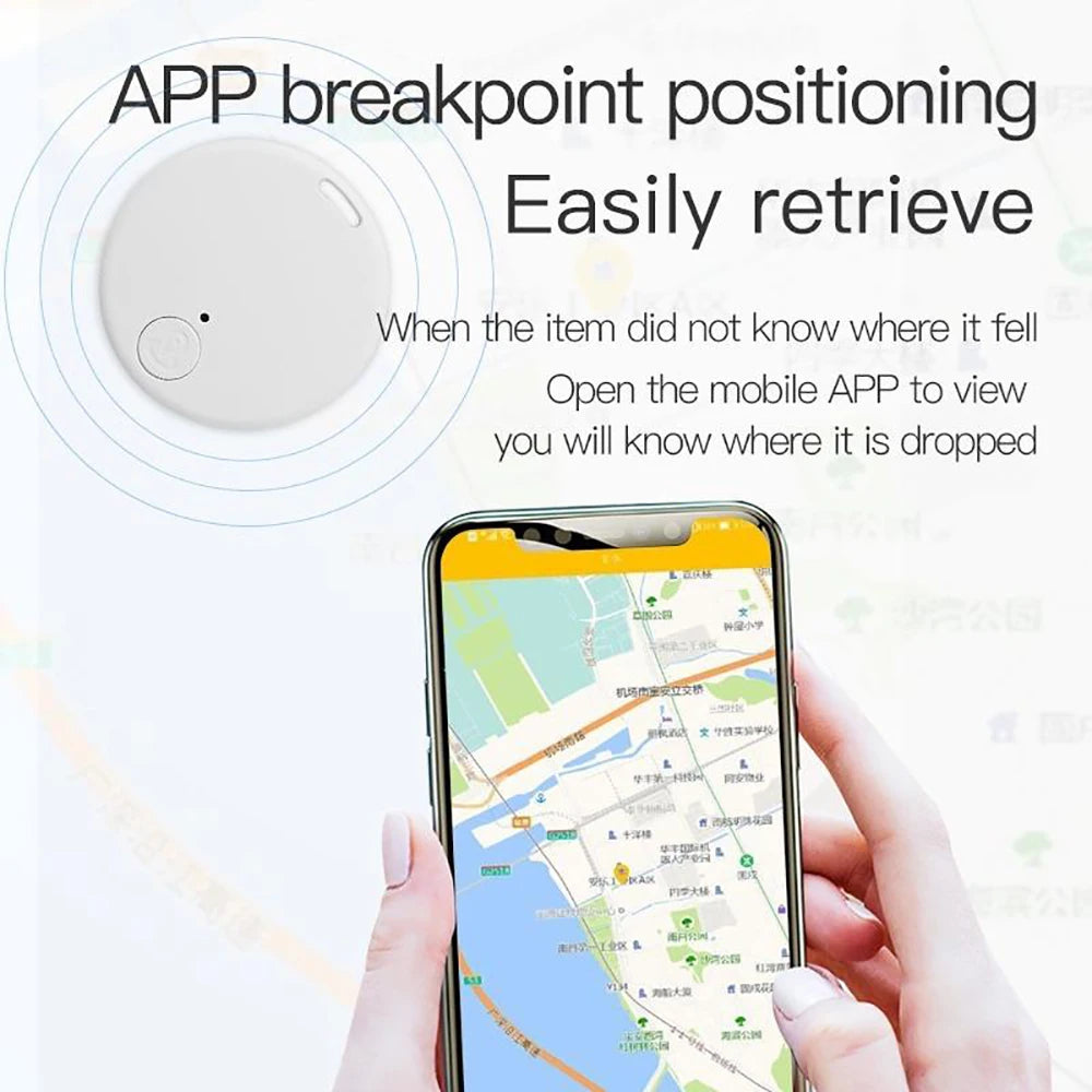Mini Bluetooth Tracker – Anti-Lost Smart Finder for Pets, Keys & Wallets