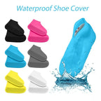 Waterproof Silicone Shoe Covers (2 PCS) – Non-Slip Reusable Rain Overshoes for Dog Walks