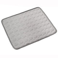 Grey ice silk pet cooling mat