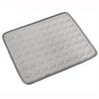 Grey ice silk pet cooling mat