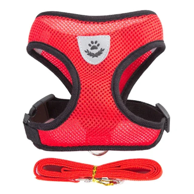 Cat Harness & Leash Set – Escape-Resistant Breathable Mesh Vest for Cats & Small Dogs