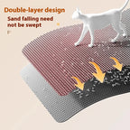Cat Litter Mat – Double-Layer Waterproof Litter Trapping Mat, Washable Non-Slip (5 Sizes)