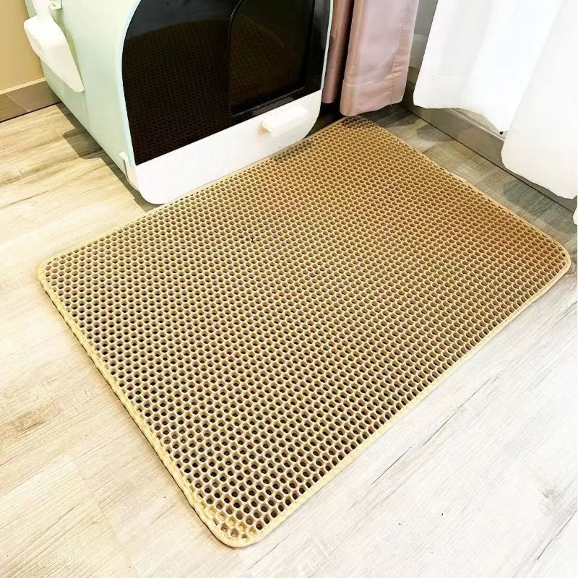 Cat Litter Mat – Double-Layer Waterproof Litter Trapping Mat, Washable Non-Slip (5 Sizes)
