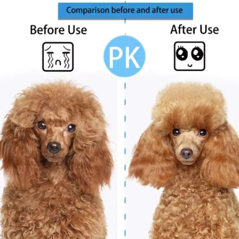 Self-Cleaning Pet Grooming Brush – Slicker Comb for Dogs & Cats