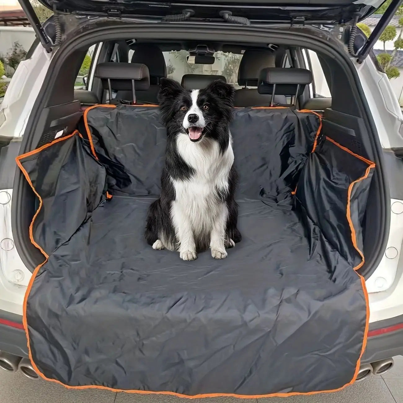 SUV Cargo Liner for Dogs – Waterproof Trunk Cover with Bumper Flap, Universal Fit