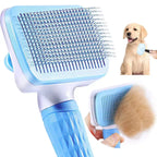 Self-Cleaning Pet Grooming Brush – Slicker Comb for Dogs & Cats