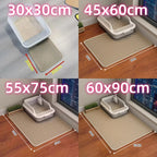 Cat Litter Mat – Double-Layer Waterproof Litter Trapping Mat, Washable Non-Slip (5 Sizes)