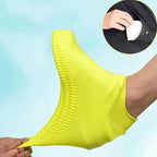 Waterproof Silicone Shoe Covers (2 PCS) – Non-Slip Reusable Rain Overshoes for Dog Walks