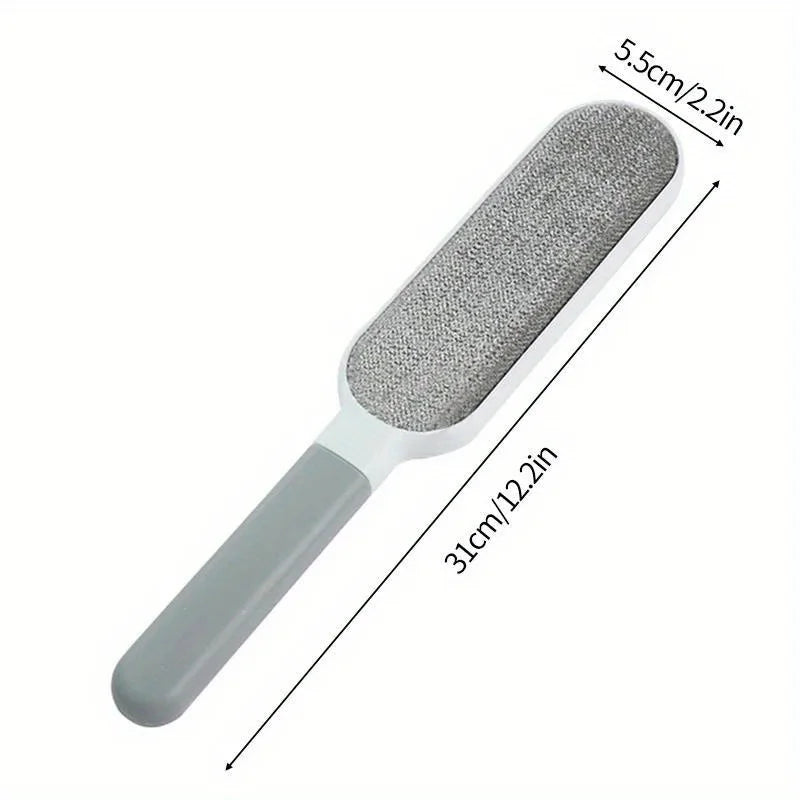 Double-Sided Pet Hair Remover Brush – Reusable Lint Brush for Clothes, Sofa & Carpet
