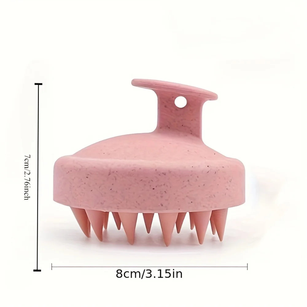 Pet Bath & Massage Brush – Silicone Shampoo Grooming Brush for Dogs & Cats