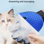 Pet Grooming Gloves (2-Pack) – Hair Removal & Massage Gloves for Dogs & Cats