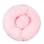 Calming Donut Dog Bed – Round Plush Anti-Anxiety Bed for Dogs & Cats (40–110 cm)