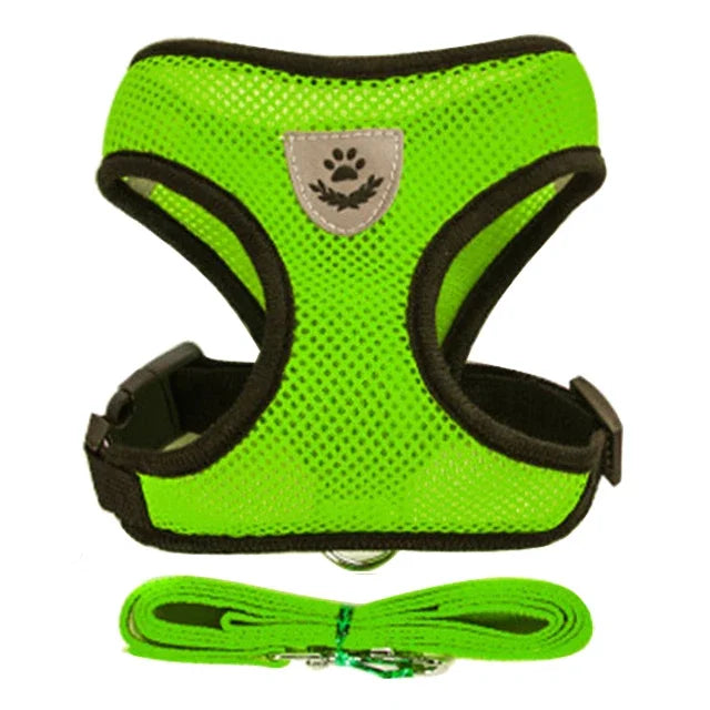 Cat Harness & Leash Set – Escape-Resistant Breathable Mesh Vest for Cats & Small Dogs