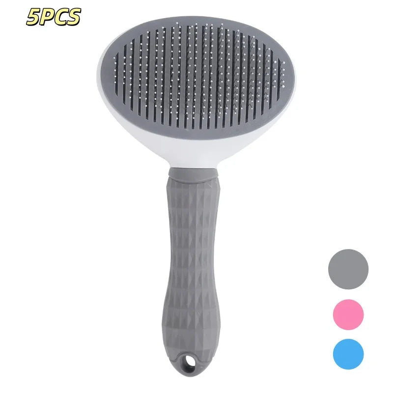 Self-Cleaning Pet Grooming Brush – Slicker Comb for Dogs & Cats
