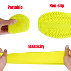 Waterproof Silicone Shoe Covers (2 PCS) – Non-Slip Reusable Rain Overshoes for Dog Walks