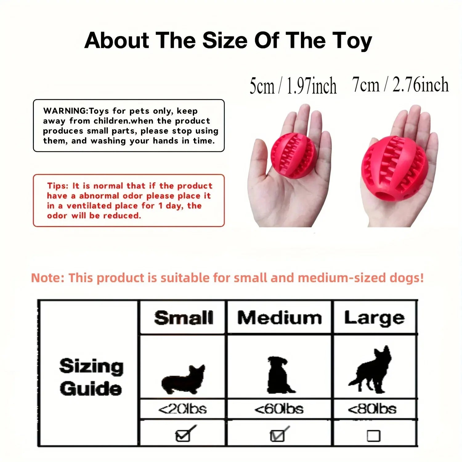 Dog Treat Ball – Bite-Resistant Rubber Chew Toy & Tooth-Cleaning Treat Dispenser