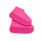Waterproof Silicone Shoe Covers (2 PCS) – Non-Slip Reusable Rain Overshoes for Dog Walks