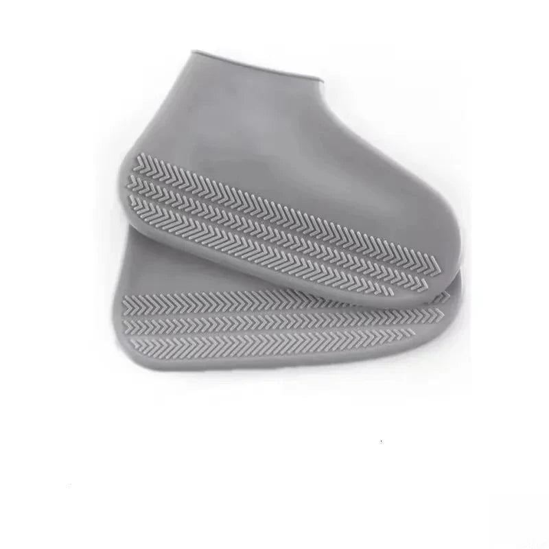 Waterproof Silicone Shoe Covers (2 PCS) – Non-Slip Reusable Rain Overshoes for Dog Walks