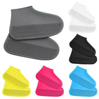 Waterproof Silicone Shoe Covers (2 PCS) – Non-Slip Reusable Rain Overshoes for Dog Walks