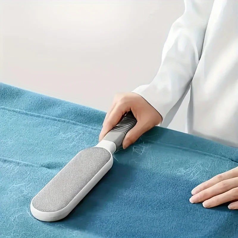 Double-Sided Pet Hair Remover Brush – Reusable Lint Brush for Clothes, Sofa & Carpet